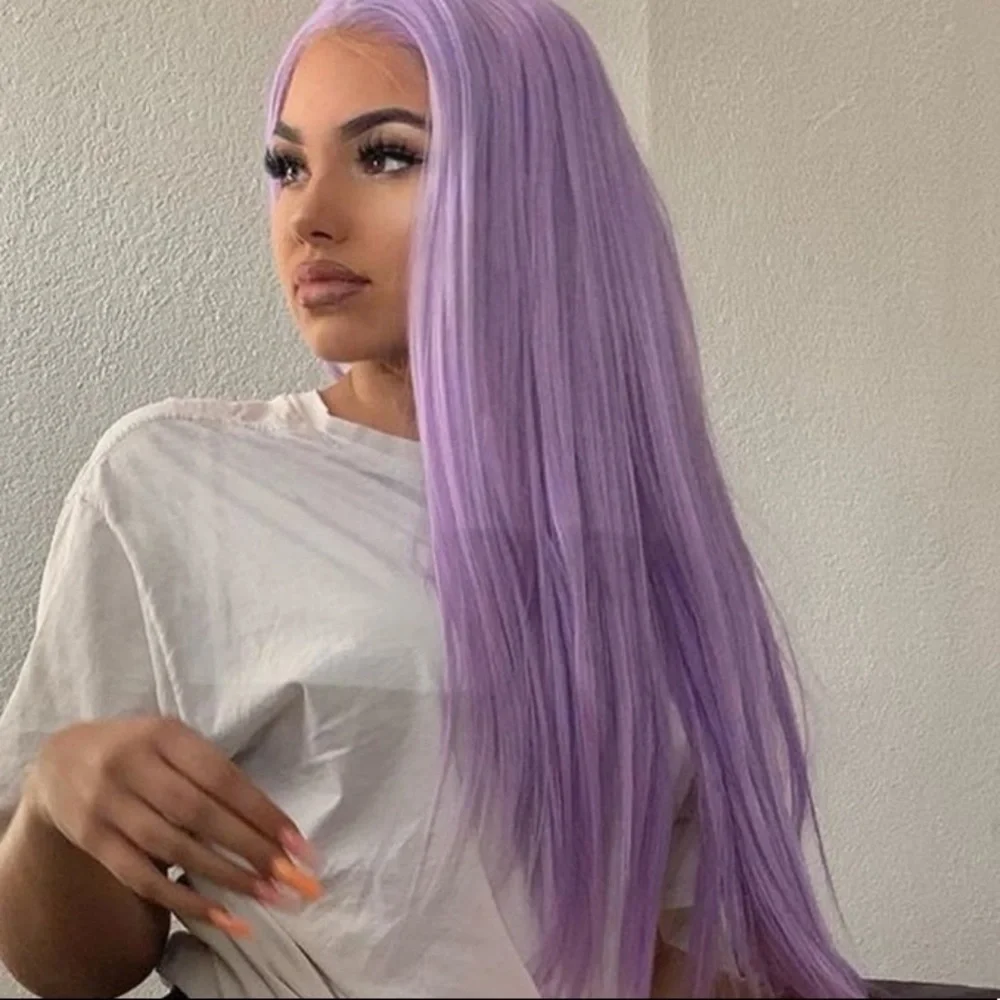 💫 22” LILAC STRAIGHT LACE FRONT WIG *NEW*  🆕🆕